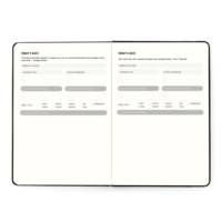 LABON-couverture en cuir, suivi des habitudes, rapide, inspirant quotidiennement, non daté, 6 mois, calendrier de remerciement