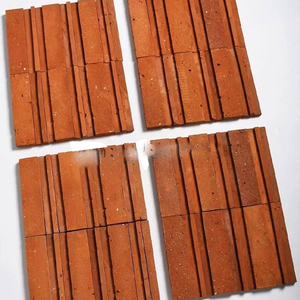 Mattonella <span class=keywords><strong>in</strong></span> Terracotta Allungata Fatta a Mano Vintage con Motivo Decorativo <span class=keywords><strong>in</strong></span> Rilievo, Piastrella da Parete Serie Designer per Spazi Commerciali - Product Image 3