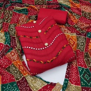 Nuevo Vestido con Bordado Intenso y Dupatta Badhani, Material para Vestido de Mujer, Venta al por Mayor - Product Image 3