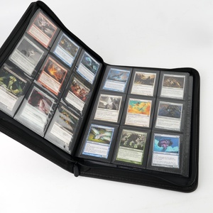 Premium Customize High Quality PU 9 Pockets Trading <b>Card</b> <b>Binder</b> for <b>Cards</b> Storage Display - Product Image 4