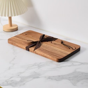 Tabla de cortar de madera rectangular, madera maciza, duradera, para cortar pan, uso en la cocina - Product Image 4