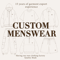 Fabricante de Ropa Urbana Personalizada OEM ODM para Hombre: Sudaderas, Camisetas, Chaquetas, Pantalones Cargo, Shorts, Marca Privada, MOQ Bajo