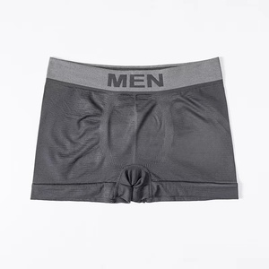 Calzoncillos Bóxer de Algodón Elástico Clásico para Hombre, de Alta Calidad, con Abertura Frontal y Bolsa - Product Image 4