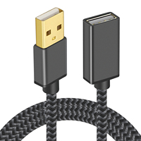 USB-Verlängerung kabel 5M USB 2.0 Geben Sie einen Stecker-Buchse-Verlängerung kabel adapter ein, der mit dem Druckertastatur-Maus-Flash-Laufwerk kompatibel ist.