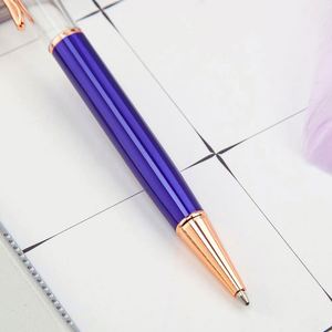 Nouveau design 2024 – Stylo à huile 3D DIY avec coque scintillante et fleurs séchées, tube vide en métal pour herbarium, écriture 1,0 mm de large - Product Image 4