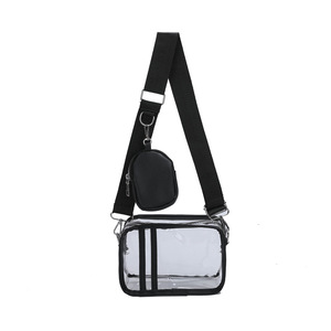Fashion Transparent PVC Bag <strong>Clear</strong> <strong>Purse</strong> Stadium Approved Women Crossbody Bag With Coin <strong>Purse</strong> - Product Image 5