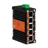 Pabrik Casing Aluminium E-link Harga Pabrik Mini Industrial 4-Port 802.3at PoE + 1-Port Ethernet Switch untuk Jaringan