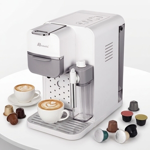 Anbo Portable 20 bars 6-en-1 Cafetière à <span class=keywords><strong>capsules</strong></span> avec réservoir de lait, compatible DG Nes E.S.E., Lava of Capsule et Sens Coffee - Product Image 1