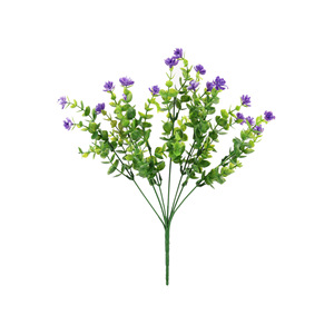 Flor Artificial de Eucalipto Rosa Tainen de 35 cm, Amarilla, de Plástico, para Decoración de Bodas y Hogar - Product Image 5