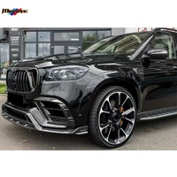 Kits de lèvres en fibre de carbone Grilles de voiture Accessoires de pare-chocs Bodykit pour Mercedes Benz GLS Class GLS63 X167 AMG Mise à niveau vers MSY Body Kit