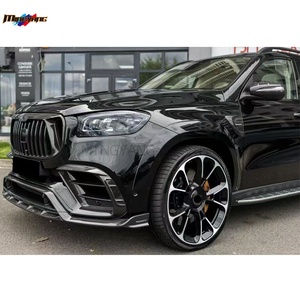 Kits de lèvres en fibre de carbone Grilles de voiture Accessoires de pare-chocs Bodykit pour <span class=keywords><strong>Mercedes</strong></span> Benz <span class=keywords><strong>GLS</strong></span> Class GLS63 X167 <span class=keywords><strong>AMG</strong></span> Mise à niveau vers MSY Body Kit - Product Image 5