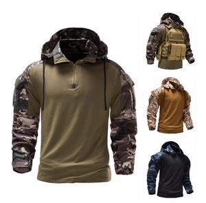 <span class=keywords><strong>T</strong></span>-<span class=keywords><strong>Shirt</strong></span> sportiva da esterno a maniche lunghe oversize ad asciugatura rapida all'ingrosso <span class=keywords><strong>con</strong></span> <span class=keywords><strong>cappuccio</strong></span> <span class=keywords><strong>T</strong></span>-<span class=keywords><strong>Shirt</strong></span> mimetica da <span class=keywords><strong>uomo</strong></span> <span class=keywords><strong>con</strong></span> Zip a un quarto - Product Image 6