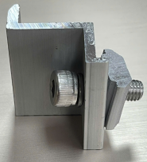 Accesorios solares VNTECH GLOBAL, ánodo blanco esmerilado, material de Vietnam, accesorios de montaje de panel solar de material de A6005-T6 - Product Image 2