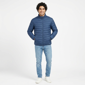 Veste d'hiver en peluche de qualité professionnelle pour hommes Vestes en peluche pour hommes Veste à bulles épaisse de grande taille - Product Image 1