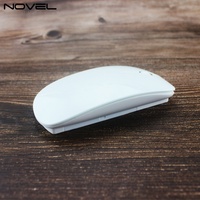 Mini USB Personalizado para Sublimación 3D, Ratón Inalámbrico para Juegos con Seguimiento de Bola para Portátil, Diseño Personalizado, Ambidiestro, en Stock