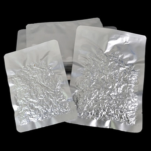 Sacs en aluminium argenté 8x11, 200/240 microns, plats, thermoscellables sur trois côtés, film étanche, pour aliments pour animaux, chewing-gum, produits séchés - Product Image 2