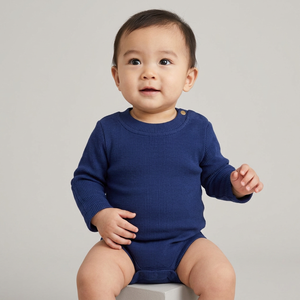 Barboteuse pour enfants, vêtements pour bébés, jambes longues, imprimés, à la mode, body en coton de bambou, vente en gros - Product Image 1