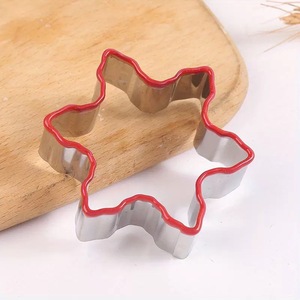 ステンレススチール6個入りクリスマスクッキーツールエルクスタースノーフレークビスケット型キッチン用クッキーカッターセット - Product Image 4