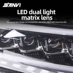Sanvi LED Flowing DRL Auto Parts Super Bright Headlamp Led Modified Headlights for Toyota Prado 2018 - Product Image 5
