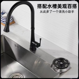 เครื่องล้างแก้วบิงเทา รุ่น 1242 ทำจากสแตนเลส 304 แบบหมุนอัตโนมัติ แรงดันสูง สำหรับเคาน์เตอร์บาร์ - Product Image 4