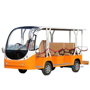 Factory Hot Selling ZhenDa Brand Henan Origin 14 Seat Red Cartoon Shape Electric Lithium Battery Bus - Product Image 3