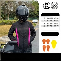 Blouson de moto pour femme DUHAN D-089 avec protections CE amovibles, tissu Oxford anti-déchirure, équipement de conduite toutes saisons pour motardes
