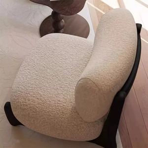 โซฟาเดี่ยวสไตล์วบิซาบิ หรูหรา พรีเมียม เก้าอี้พักผ่อนระเบียง ห้องนั่งเล่น ไม้เนื้อแข็ง พื้นที่พักผ่อน ที่พักตากอากาศยอดนิยม - Product Image 6