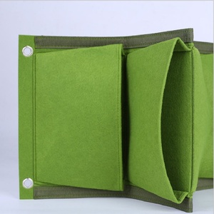 Maceta Colgante de Pared Ecológica de Fieltro Negro de 5 Galones para Jardín y Hogar, Bolsa de Cultivo para Plantas Verticales - Product Image 1