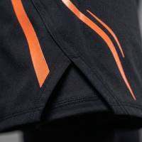 Shorts d'entraînement GIVFREE Armor-Plyo pour hommes avec doublure de compression intégrée, lignes cinétiques réfléchissantes, V-Power Split, élastique mi-long pour la gym