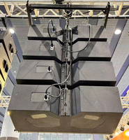 Système de sonorisation professionnel Line Array, double haut-parleur 12 pouces 3 voies haute sensibilité pour salles multifonctions, théâtres et spectacles en plein air