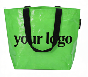 Bolsa de Compra Grande Reciclable, Bolsa de Polipropileno Ecológica, Impermeable, Bolsa de Compra Tejida de Polipropileno, Bolsa de Mano Tejida de Polipropileno Laminado - Product Image 1