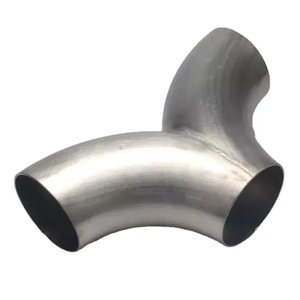 Top Quality Sanitary Stainless Steel SS304 Equal Y Type Tee Welding Y-Shaped 3 Way <strong>Elbow</strong> Pipe Fittings - Product Image 3