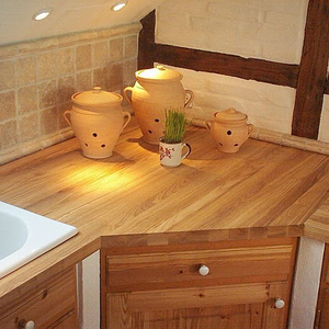 <span class=keywords><strong>Piano</strong></span> <span class=keywords><strong>tavolo</strong></span> in rovere con giunti a dita personalizzato - <span class=keywords><strong>Piano</strong></span> di lavoro da cucina in rovere a listello singolo e <span class=keywords><strong>tavolo</strong></span> da cucito/pranzo - Product Image 6