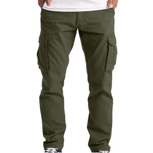 Pantalones cargo de poliéster reciclado para hombre que combinan tela ecológica con construcción duradera y un ajuste moderno. - Product Image 2