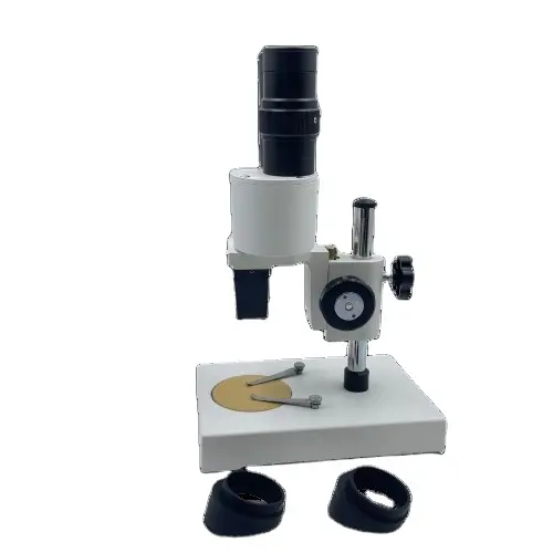 Mikroskop Teropong Stereo, peralatan edukasi kualitas bagus, teropong elektronik Zoom 10x 5X