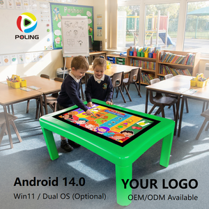 Écran respectueux des yeux et performances tactiles fluides Table de jeu tactile pour enfants pour l'étude et le divertissement Table interactive intelligente - Product Image 1