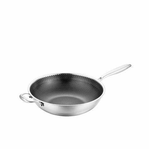 <span class=keywords><strong>Wok</strong></span> chinois antiadhésif en acier inoxydable triple couche pour cuisine économe en énergie, vente en gros - Product Image 5