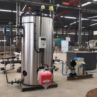 CE Certifié Tube D'eau À Trois Passes Petite Taille Vapeur Capacité 500 700 1000 KG/h Gaz Naturel GPL Diesel Chaudière À Vapeur À Fioul
