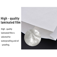 Sacs en papier personnalisés avec logo, enduits de cire, flexographiques, thermoscellables et gaufrés pour l'emballage de bonbons, pain, pop-corn et snacks