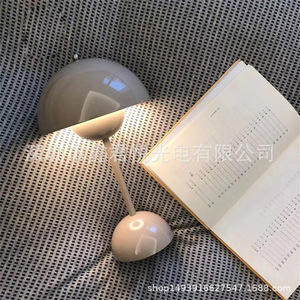 Modern Mushroom <b>Table</b> <b>Lamp</b> White Plastic <b>Touch</b> Control LED Eye Caring Bedside Light - Product Image 4