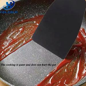 Spatule de cuisine <span class=keywords><strong>étroite</strong></span> en nylon de qualité alimentaire de couleur personnalisée avec manche en caoutchouc ustensile pour la cuisson à la poêle - Product Image 6