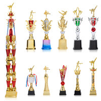 Grande Colonne Économique Personnalisée en Plastique, Trophée de Boxe, Arts Martiaux, Taekwondo, Karaté pour Récompenses Sportives Champions