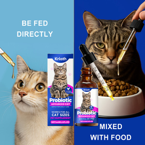 Gotas Probióticas para Gatos, Versión Avanzada, Sabor a Pollo, Suplemento Nutricional para la Salud Gastrointestinal de Gatos, 60 ml, OEM - Product Image 1