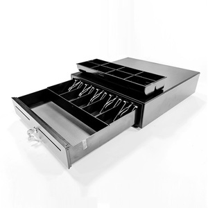 LASPACK Tiroir-caisse en métal 410mm RJ11 RJ12 Tiroir de caisse enregistreuse pour système de point de vente Supermarché Vente au détail - Product Image 3