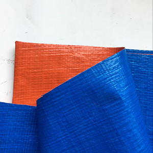 Rollo de redes de plástico resistente de lona de PE naranja duradero y resistente a la intemperie - Product Image 3