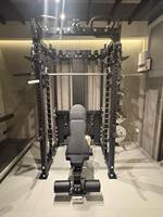 TTFLEX Station multifonction 3-en-1 réglable : Smith Machine, Entraîneur à câble et Power Rack pour l'entraînement de force