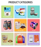 Sac à fermeture éclair personnalisé de qualité alimentaire, épaissi, multi-capacités (100 ml-500 ml), à l'épreuve de l'humidité, avec sécurité enfant, emballage coloré