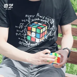 퍼즐 장난감 큐브 장난감 매직 ru 빅스 큐브 액세서리 전문 경쟁 큐버를위한 QIYI 티셔츠