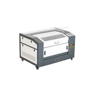 Portable 4060 CO2 Laser Engraving Machine Automatic Airassist System Supports DST Graphic Format