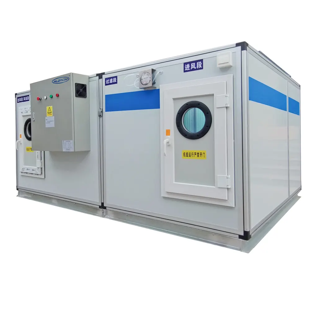 Unidad de tratamiento de aire acondicionado, purificador de aire, limpieza centralizada, uso médico, AHU